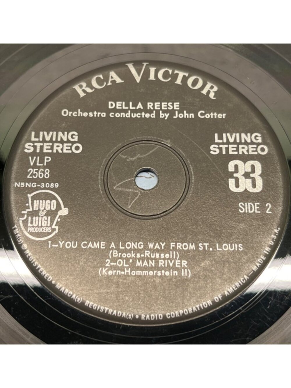 Della Reese On Stage Compact 33 Jukebox Record 7" Vinyl EP RCA Victor VLP 2568 - Picture 3 of 6